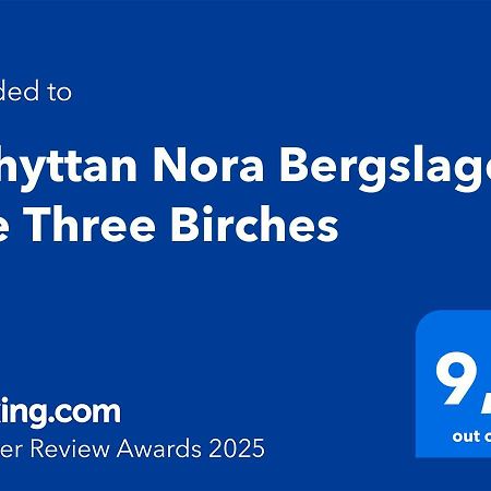 Nyhyttan Nora Bergslagen The Three Birches Villa Exterior photo